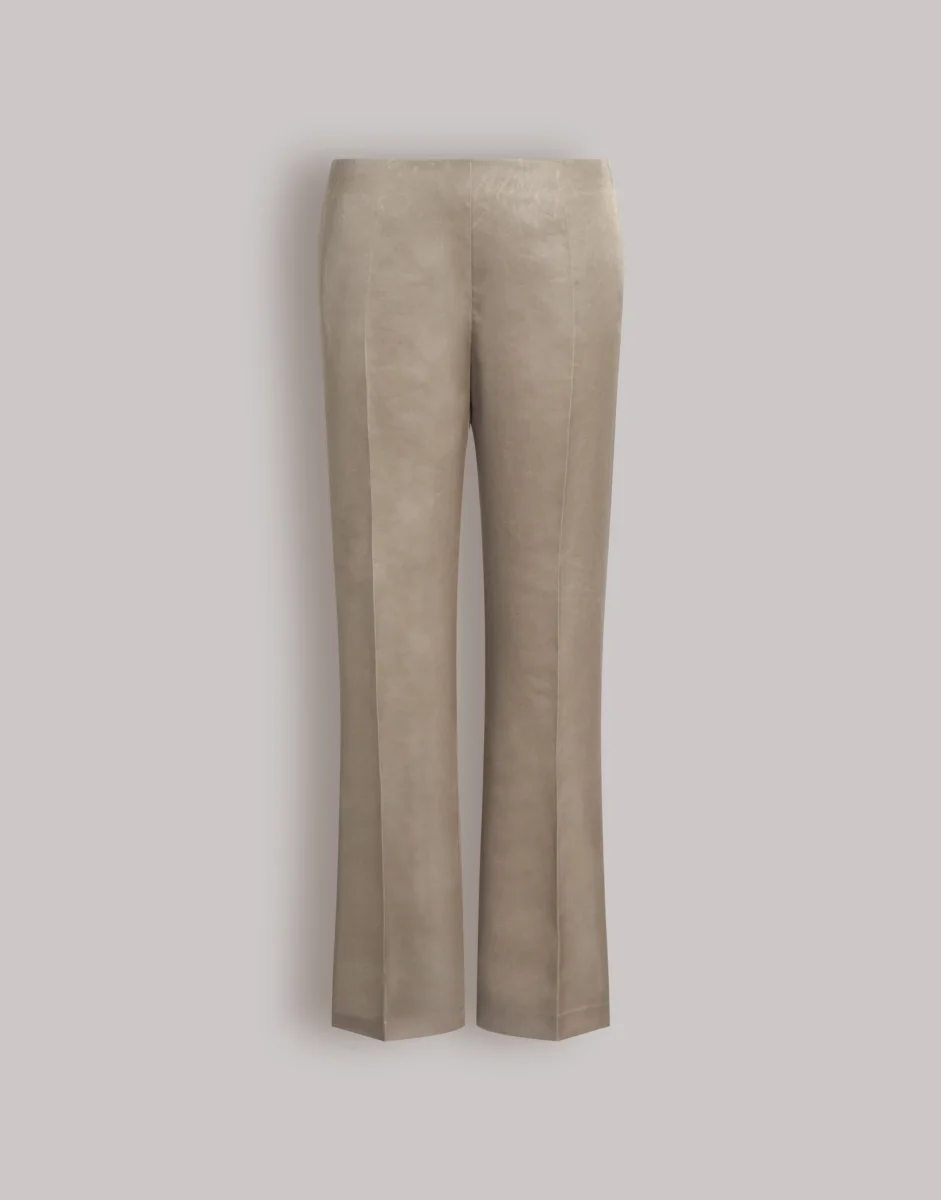Pantaloni dritti in seta - immagine 2