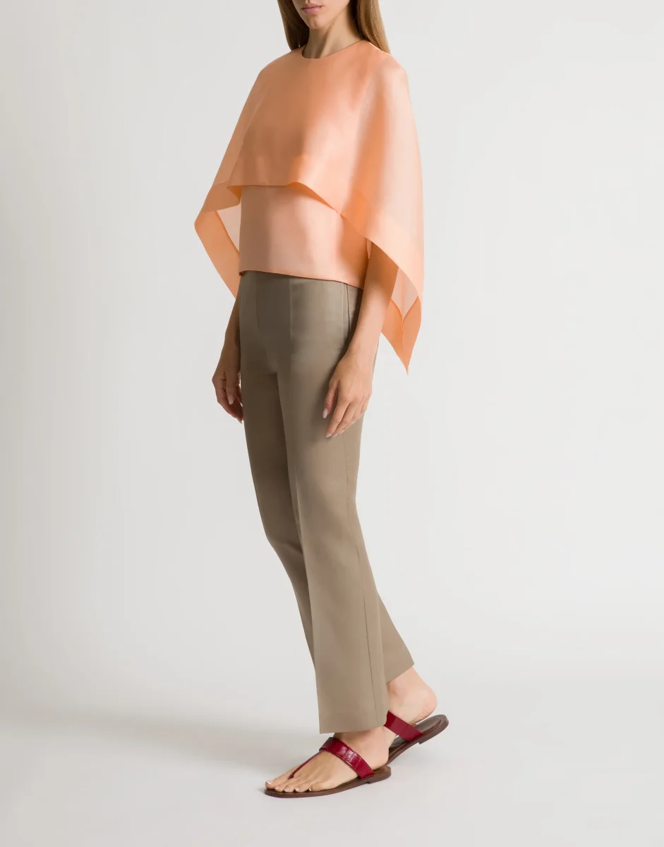 Pantaloni dritti in seta - immagine 3