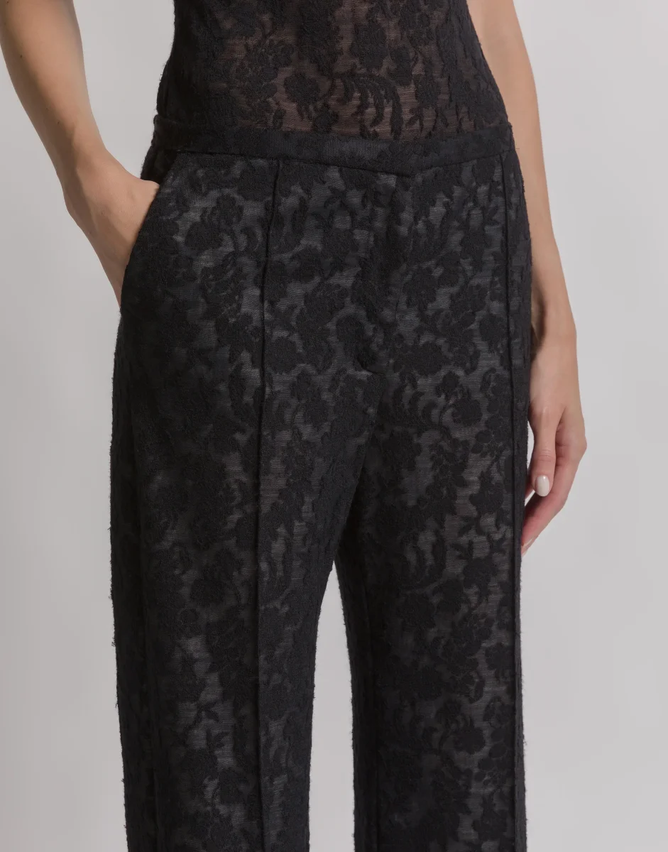 Pantaloni in pizzo di lana - immagine 5