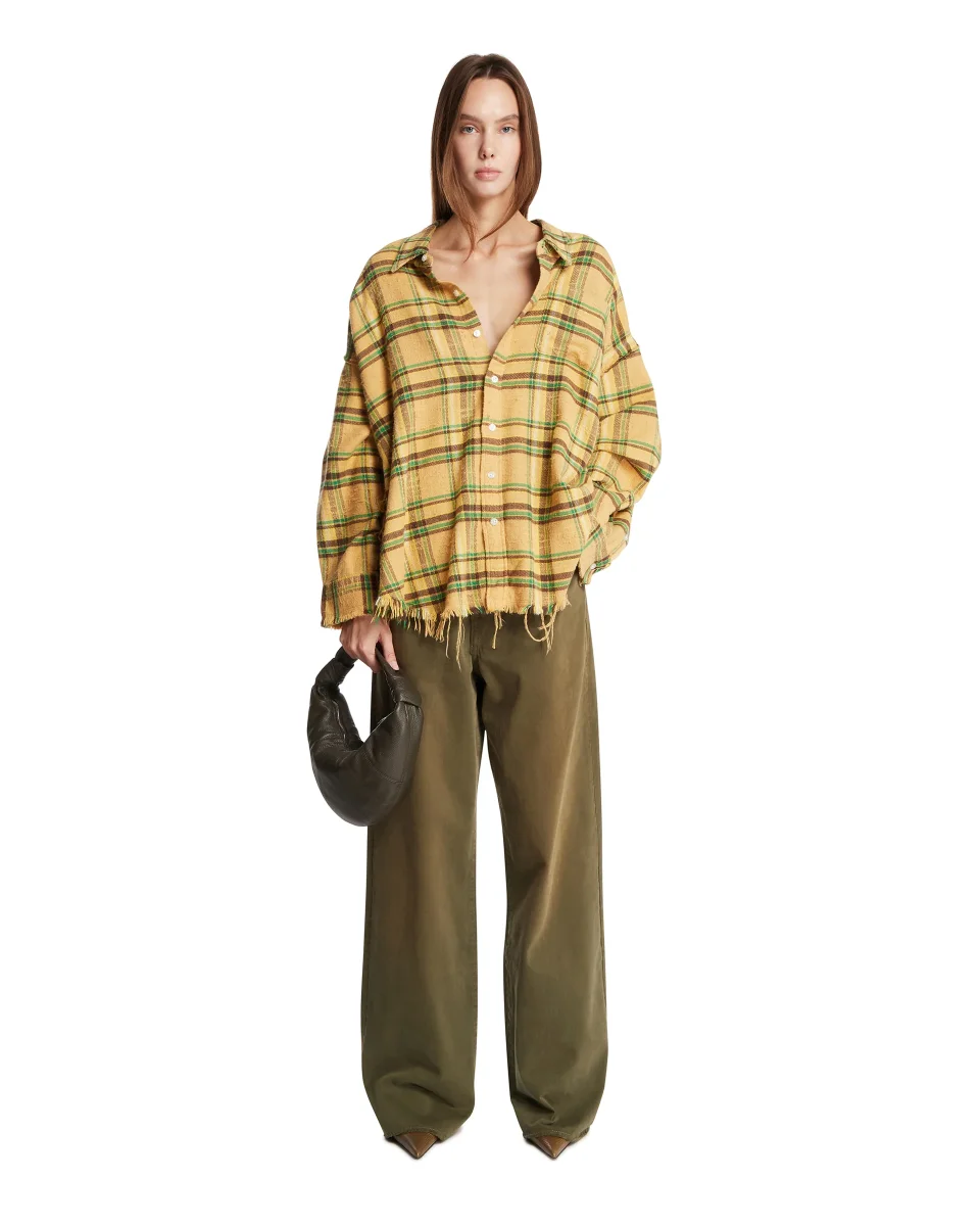 Jeans A Gamba Ampia Verdi - immagine 4