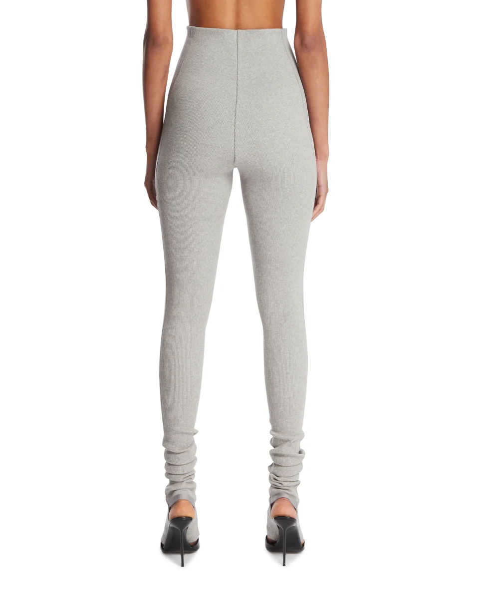 Leggings A Coste Grigi - immagine 6