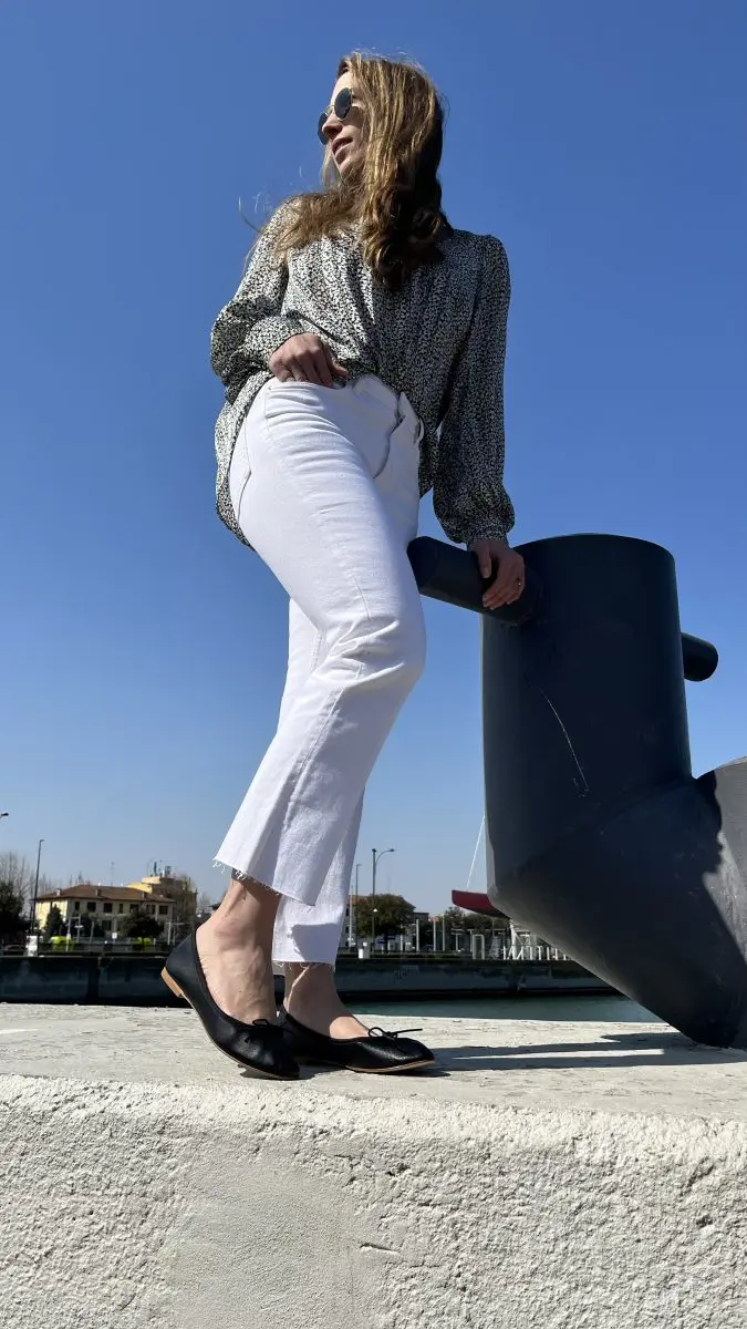 Ballerine nere foderate in nappa - immagine 6