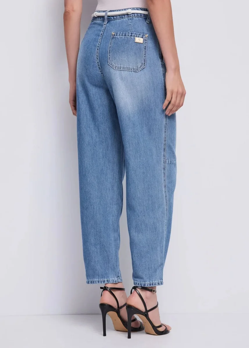 Jeans cropped in cotone used Donna - Gaudì Jeans - immagine 3
