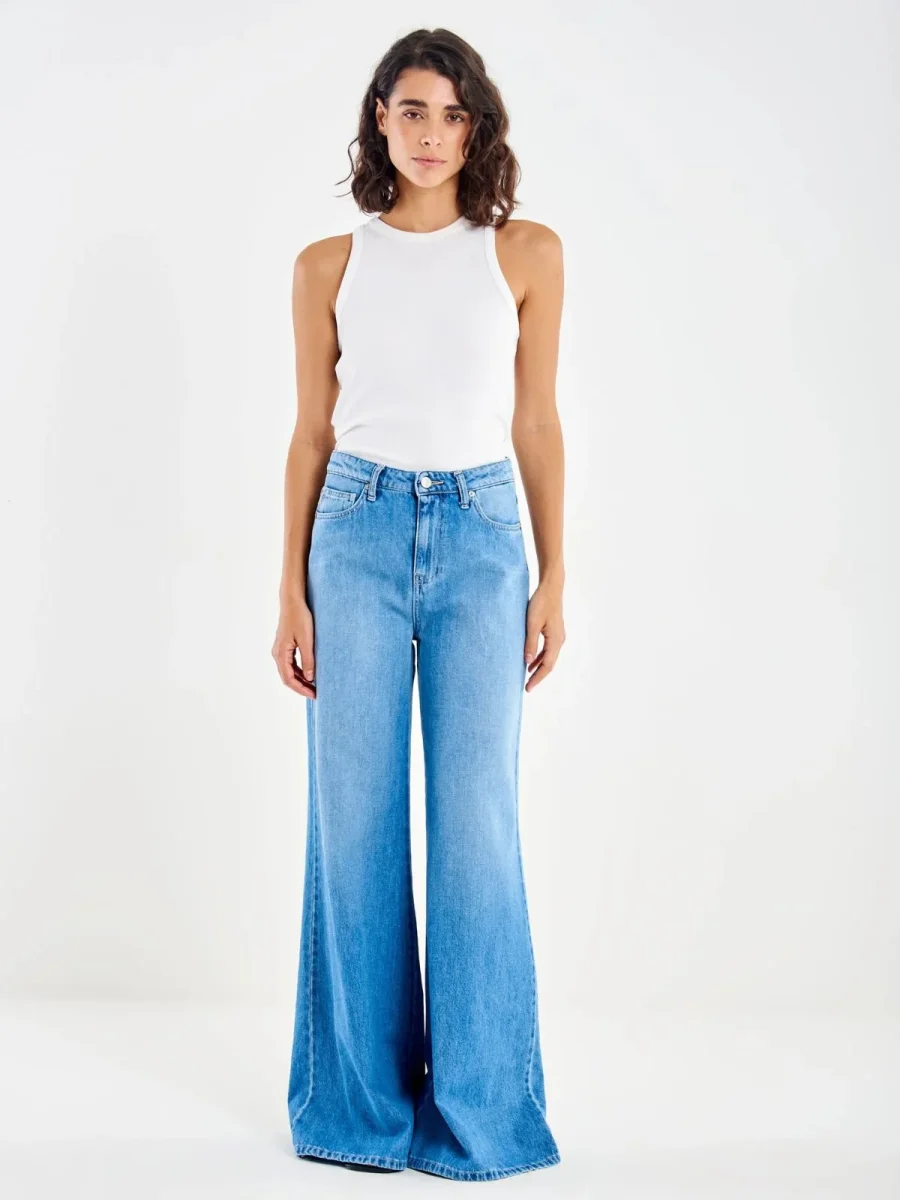 Jeans Sidney Wide Leg Donna - Vicolo - immagine 2